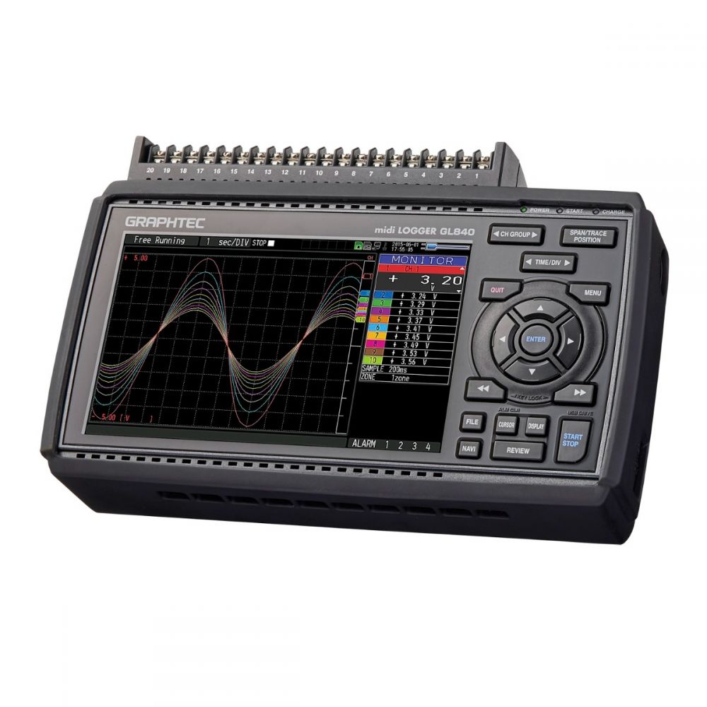 Graphtec Europe GL840M Isolated input, multichannel logger, Multi